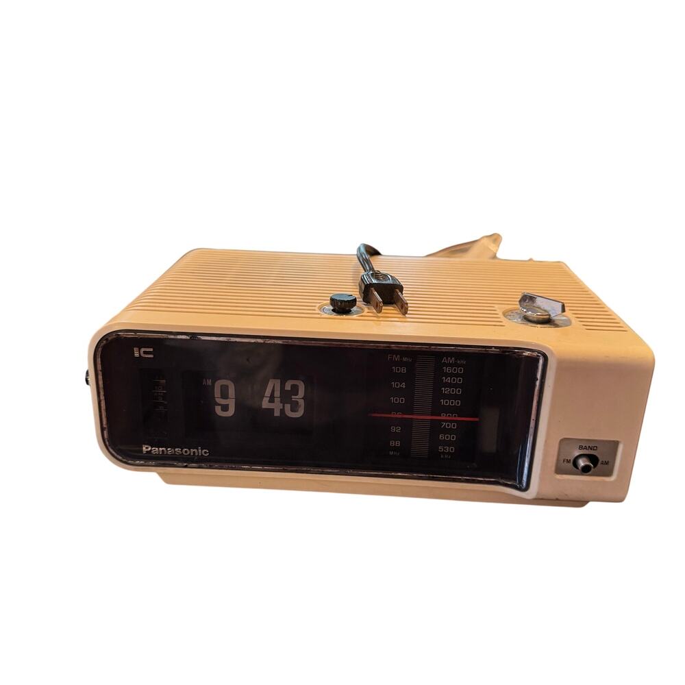 Vintage Panasonic RC-6003 Flip Clock AM/FM Radio